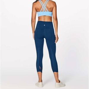 Lululemon Wunder Under Crop II Special Edition Scallop - size 10